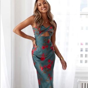 Hello Molly Fool Me Once Midi Dress